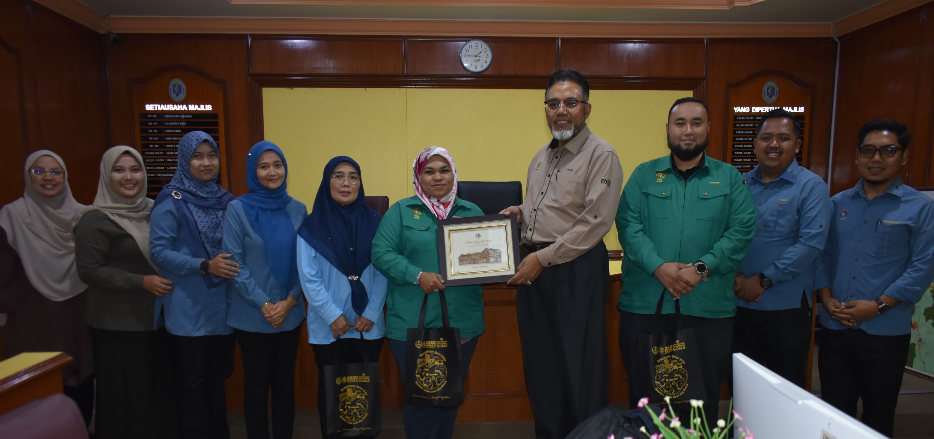 LAWATAN AUDIT KESELAMATAN DAN KESIHATAN PEKERJAAN (KKP) DI MAJLIS DAERAH TAPAH