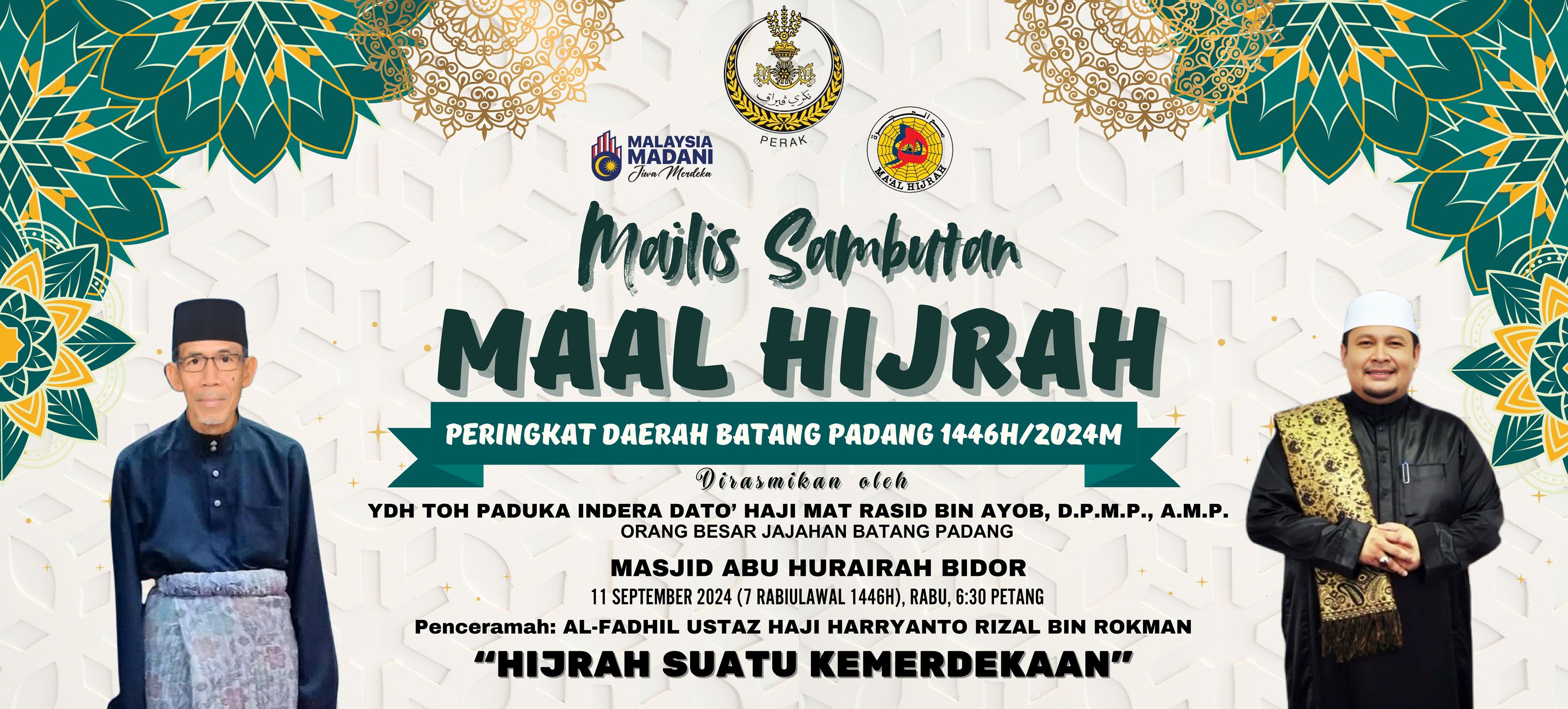 MAJLIS SAMBUTAN MAAL HIJRAH PERINGKAT DAERAH BATANG PADANG 1446H/2024M