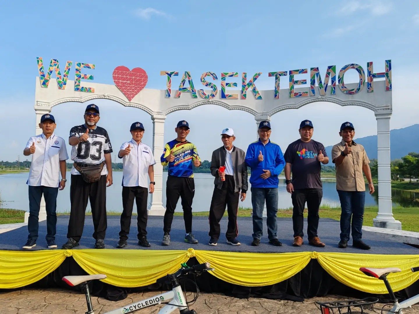 “PROGRAM KAYUHAN SANTAI SEMPENA SAMBUTAN HARI BERBASIKAL DUNIA”  (WORLD CYCLING DAY) 2024 TAHUN MELAWAT PERAK DI TAMAN TASIK TEMOH