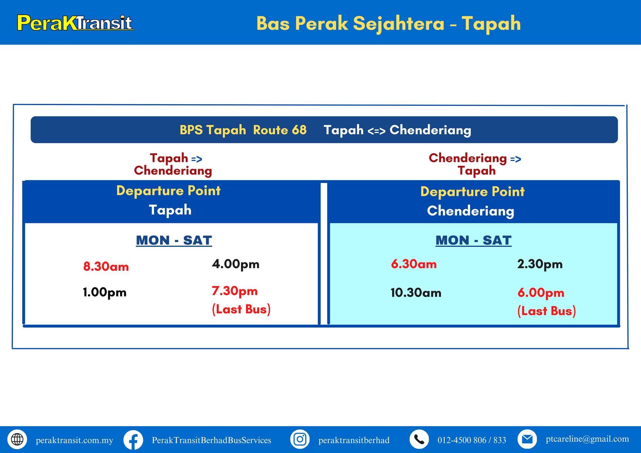 PERAK TRANSIT BERHAD - BUS SERVICES